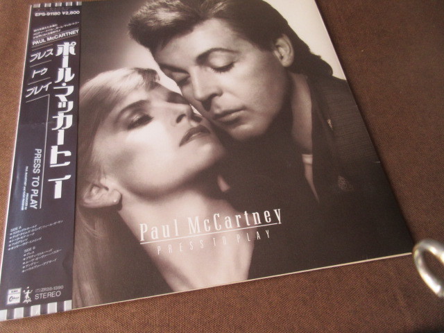　　ポール・マッカートニー　LP　　/　「　プレス・トゥ・プレイ　」　　帯付き　　　　Paul　McCartney　＆　Wings_画像1