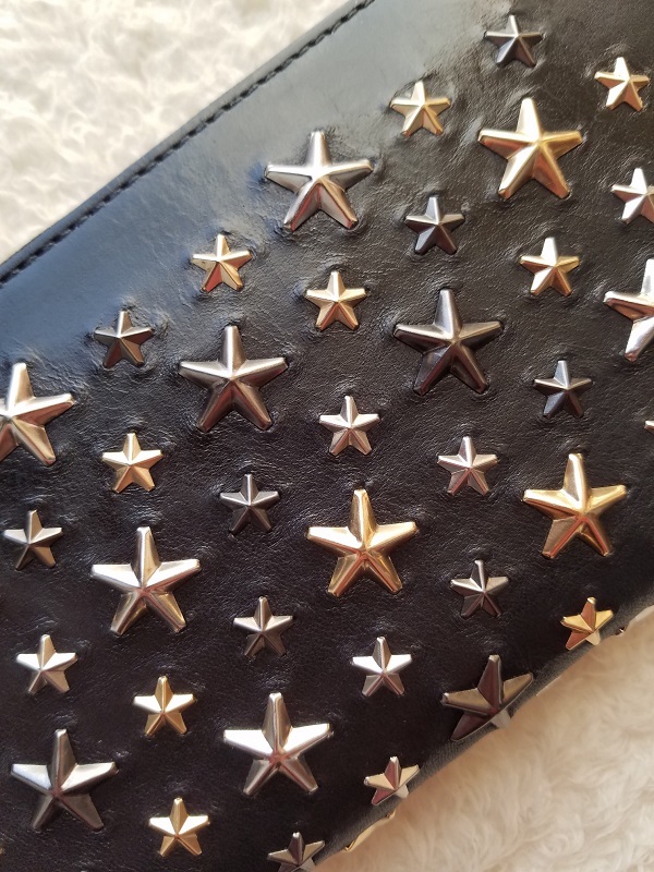 新品 JIMMY CHOO ジミーチュウ CARNABY LTR ラウンドファスナー 長財布