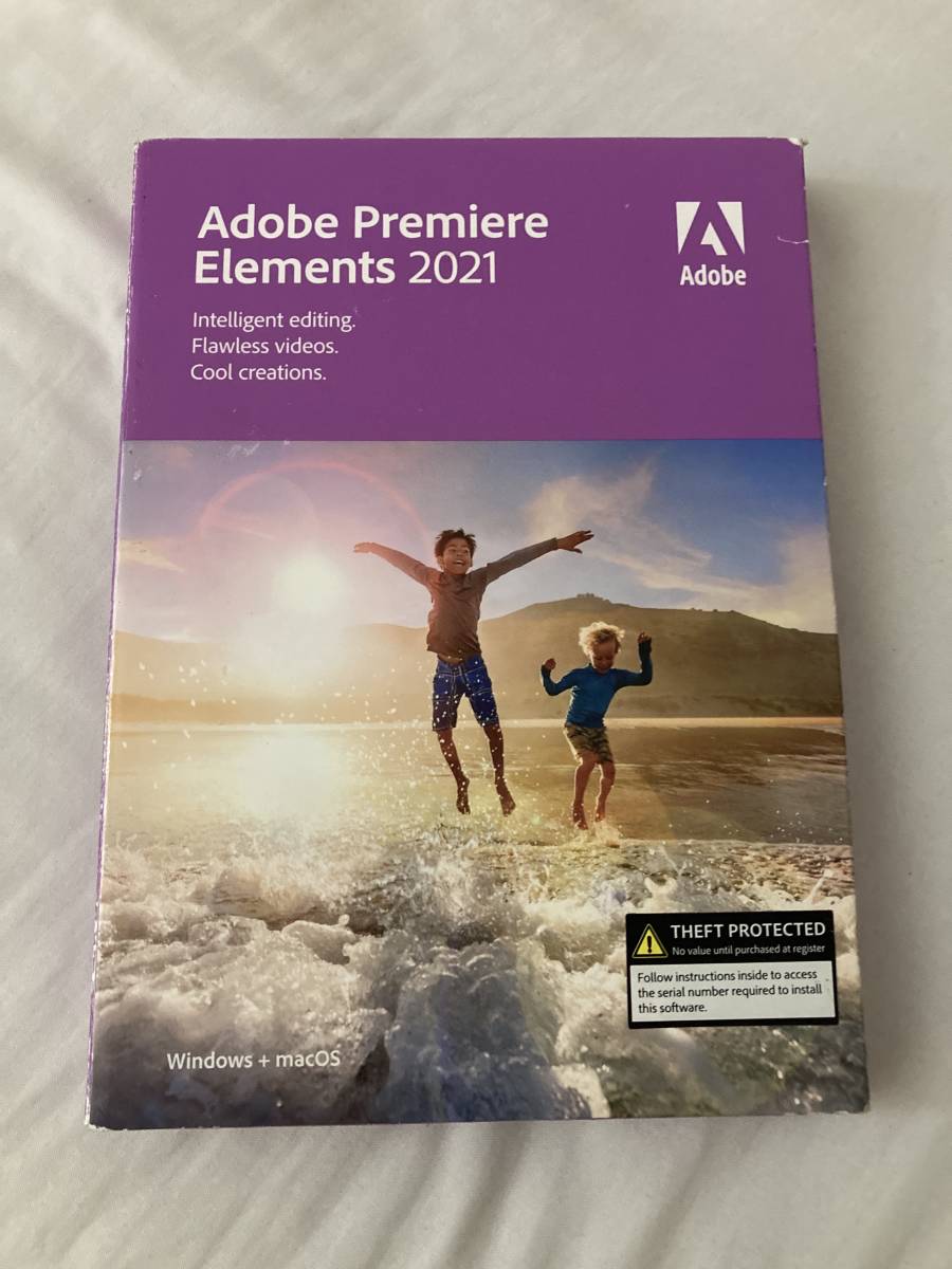 箱に傷あり 国内発送 正規品 即決！ Adobe Premiere Elements 2021 正規パッケージ版 並行輸入 Win/Mac　アドビ ご利用頂けるまでサポート