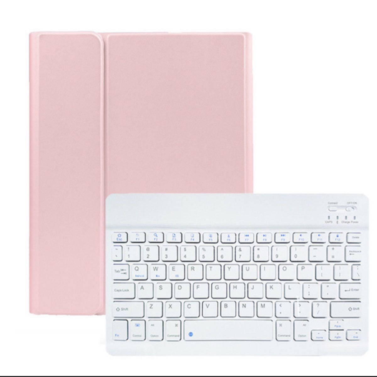 iPad ケース　キーボード　ピンク　ワイヤレス　Bluetooth 可愛 手帳　シリコン