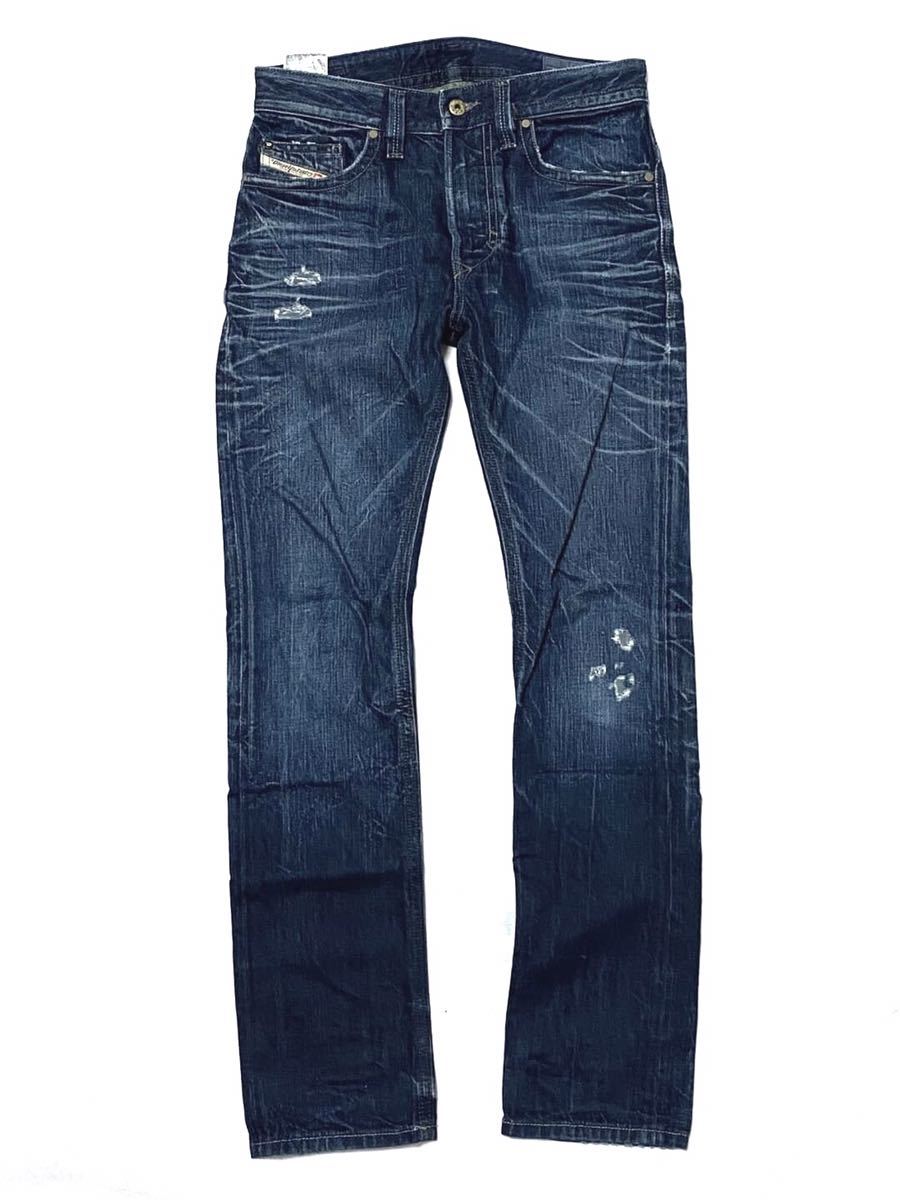 DIESEL ディーゼル THAVAR ブルーアイコン スリムスキニー デニム