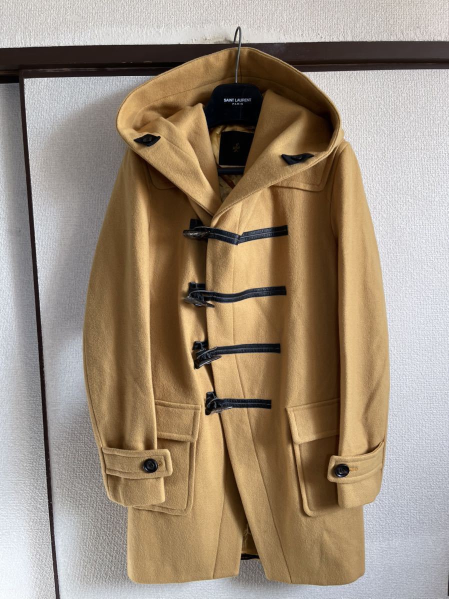 【即決】 【良品】 ATO アトウ DUFFLE COAT メルトンダッフルコート BEIGE ベージュ 即決早い者勝ち_画像3