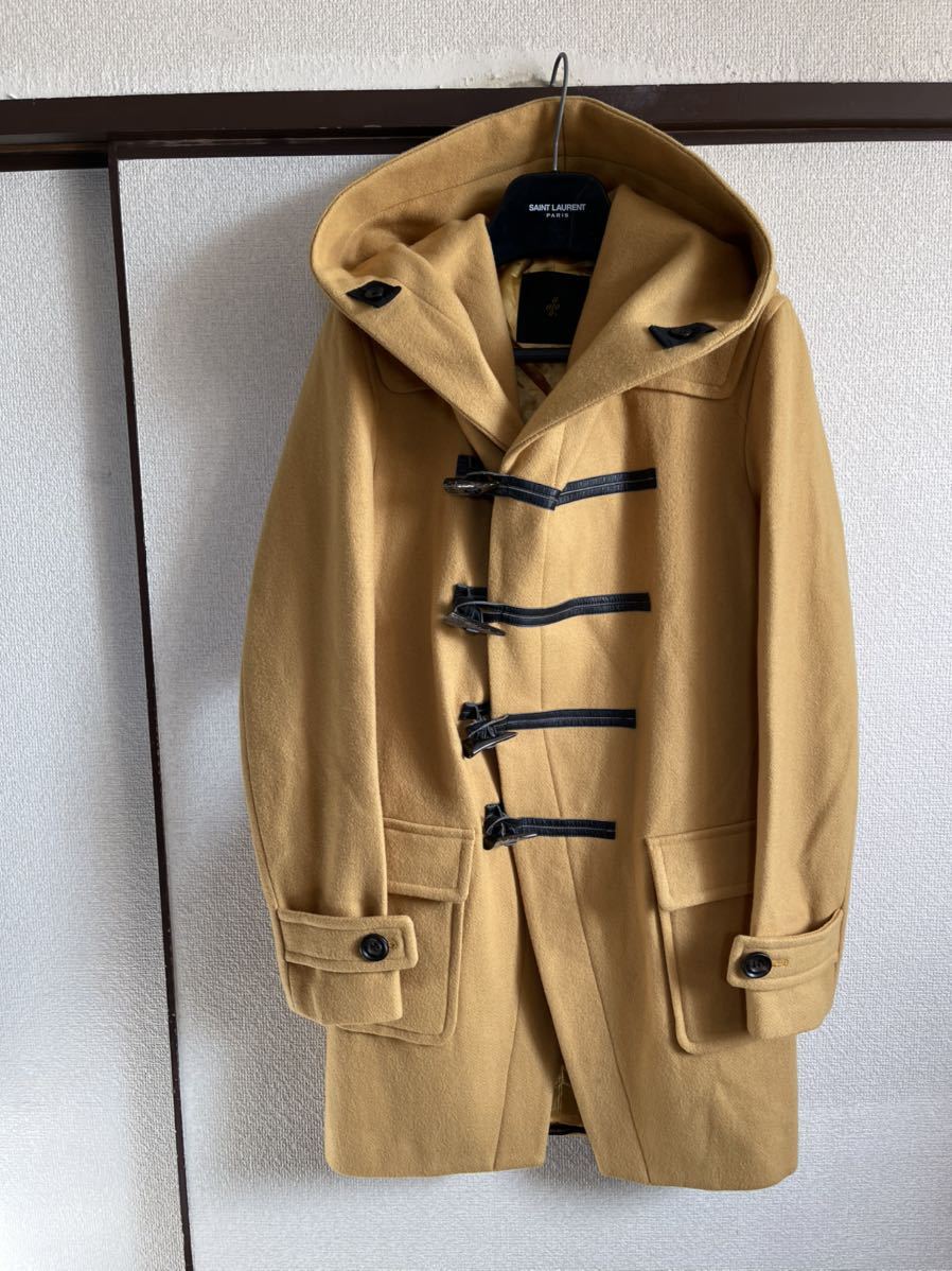 【即決】 【良品】 ATO アトウ DUFFLE COAT メルトンダッフルコート BEIGE ベージュ 即決早い者勝ち_画像1