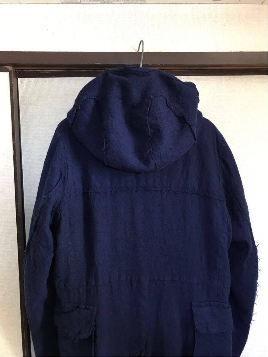 【格安！】【良品】 UNDERCOVER アンダーカバー 縮絨ウール ダッフルコート 即決早い者勝ち_画像5