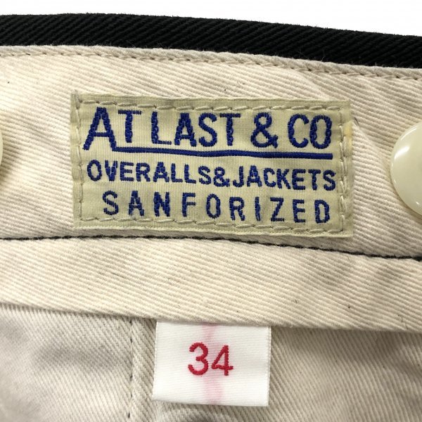 AT LAST&CO / WORK TROUSERS アットラスト / ボタンフライ ワーク