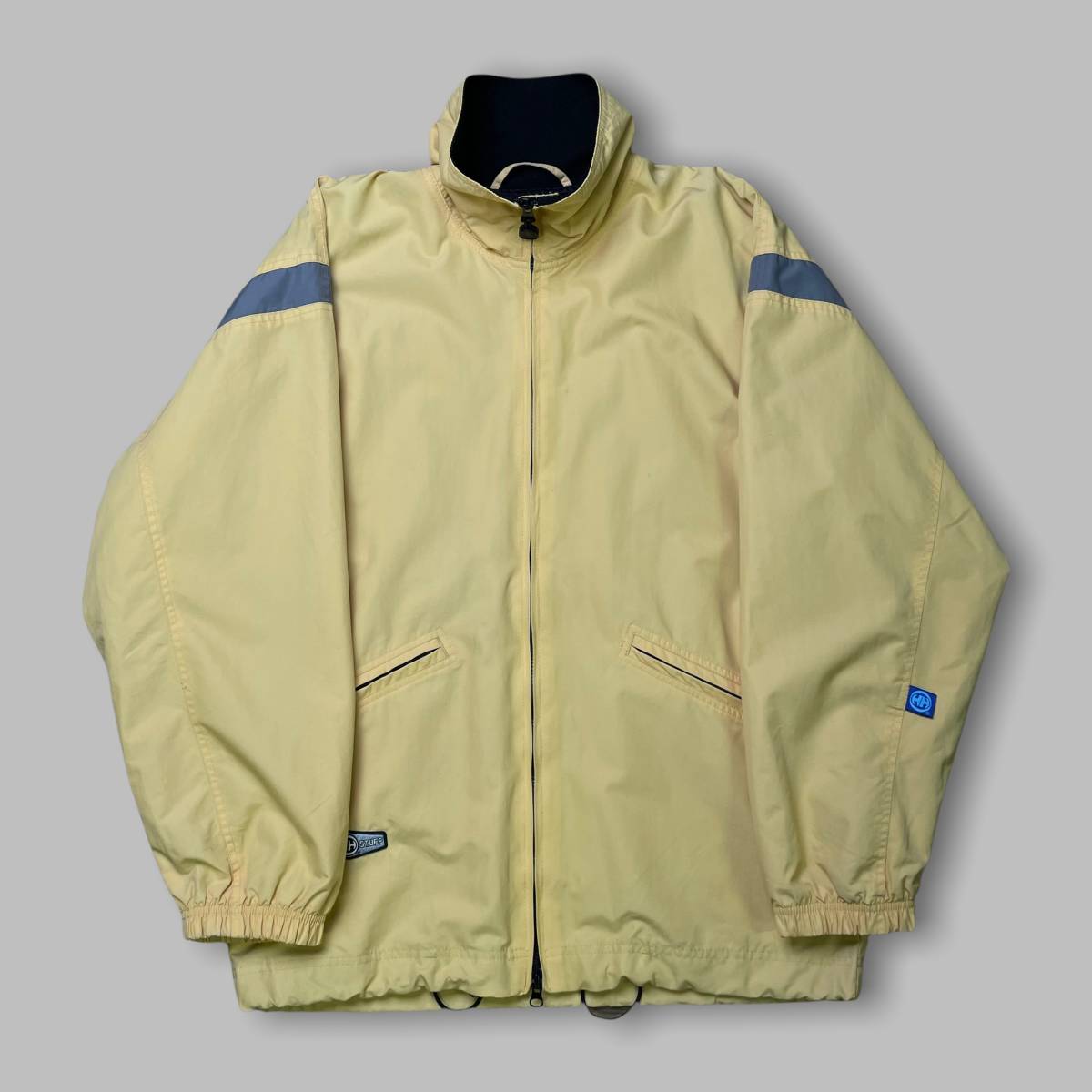 90s HELLY HANSEN スノボ ナイロン ジャケット M ビッグサイズ ハイネック スキー 80s 00s 古着 オールド ビンテージ_画像1