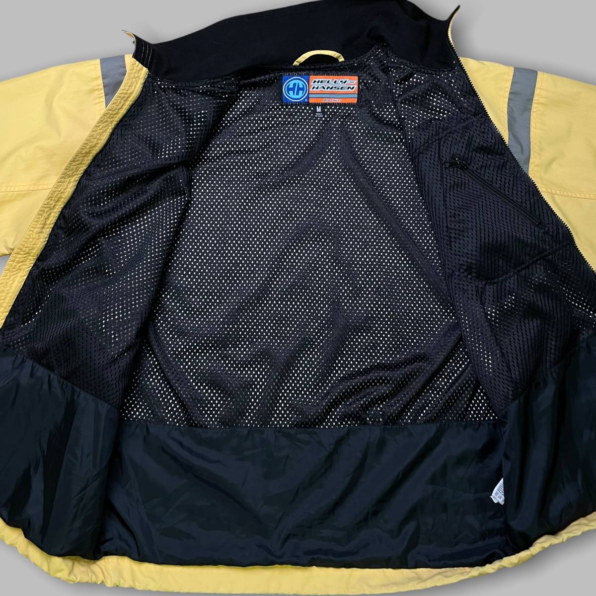 90s HELLY HANSEN スノボ ナイロン ジャケット M ビッグサイズ ハイネック スキー 80s 00s 古着 オールド ビンテージ_画像5