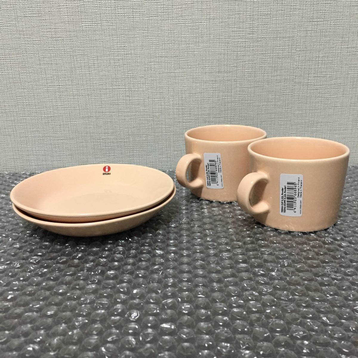 イッタラ ティーマ カップ&ソーサー パウダー 220ml 2客セット