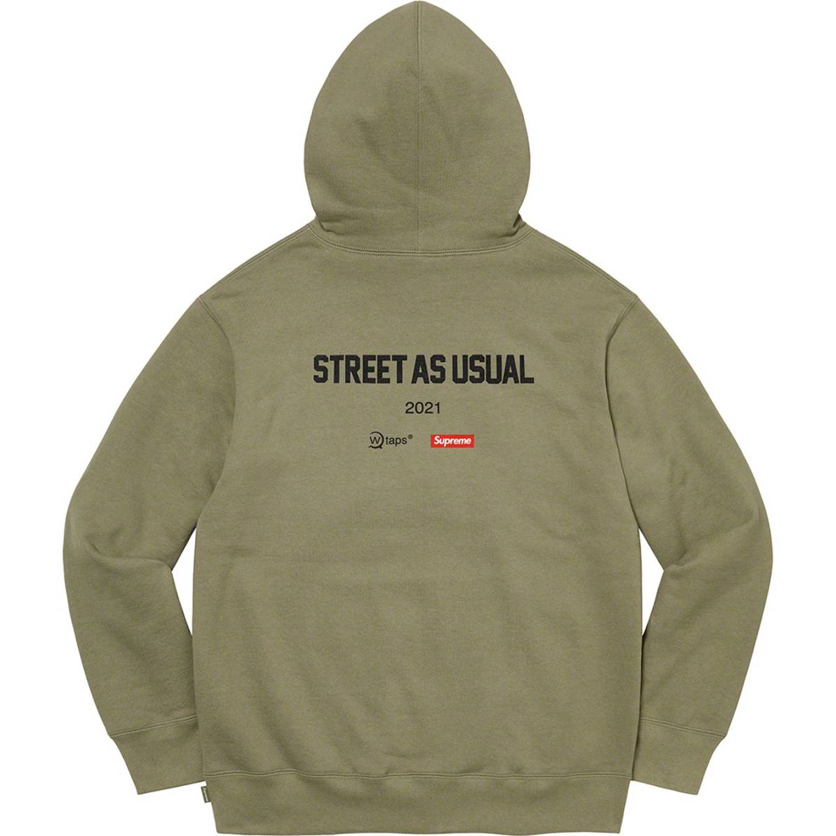 FW Supreme Wtaps Sic'em! Hooded Sweatshirt OD XL シュプリーム