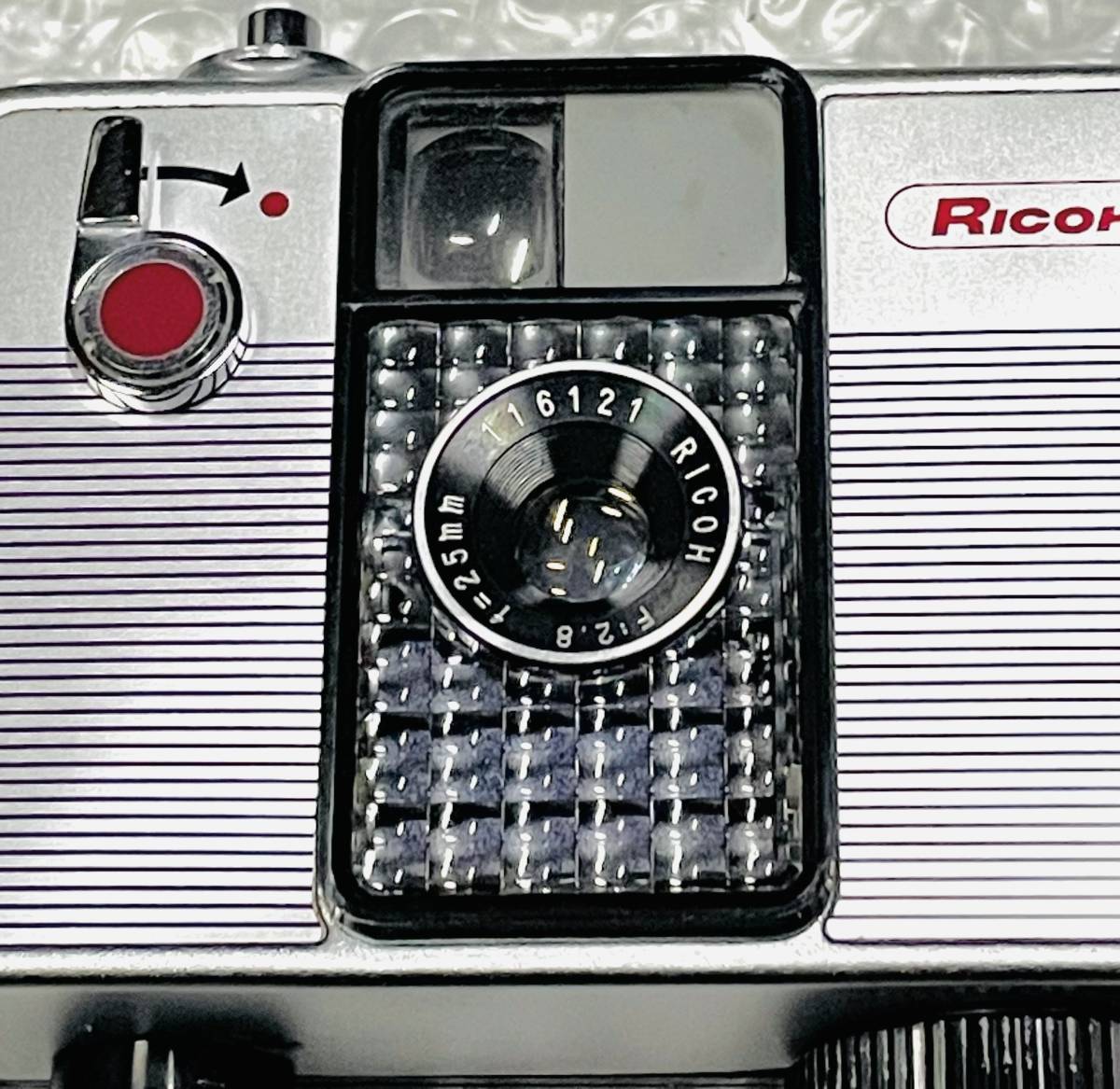 リコーオートハーフS レンズキャップ ストラップ付 RICOH AUTO HALF