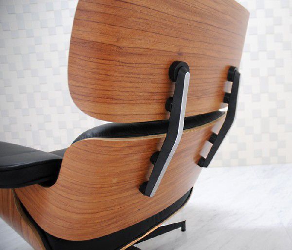 イームズラウンジチェア 本皮仕様 ブラック×ローズウッド オットマン sofa ソファ ソファー eames パーソナルチェア_画像4