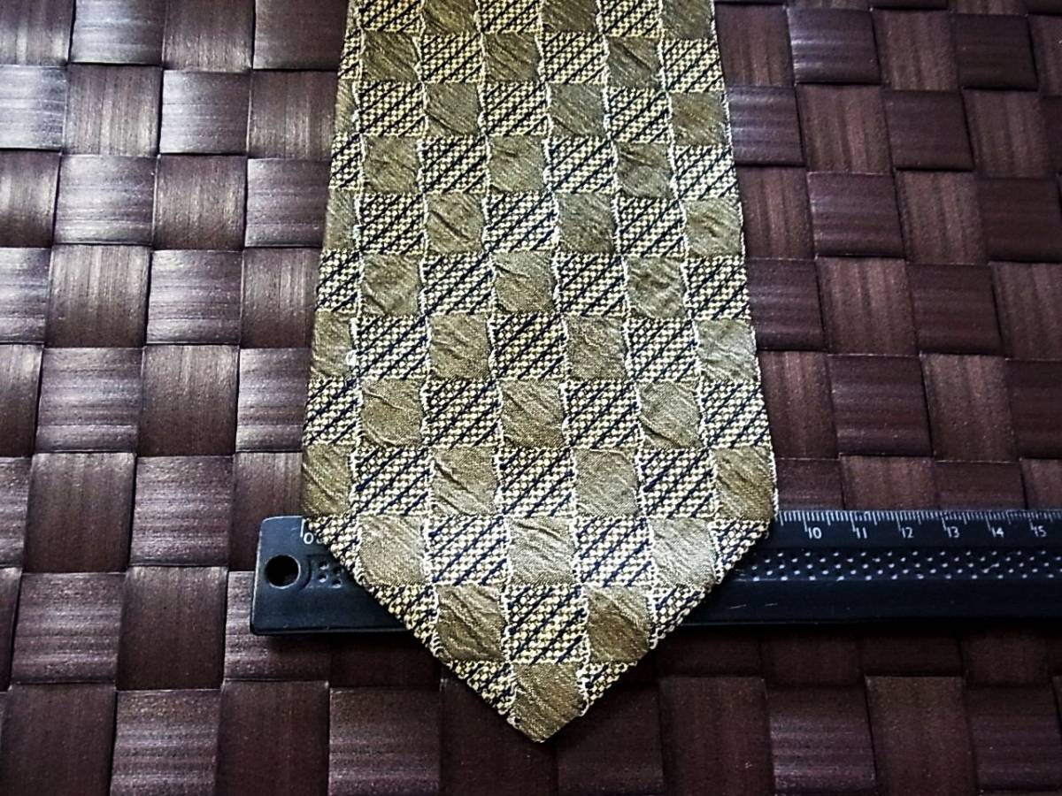 [ прекрасный товар только ] ограниченная выставка!# бренд галстук #1298# цельный тканый [ Miyake один сырой ] Issey Miyake 