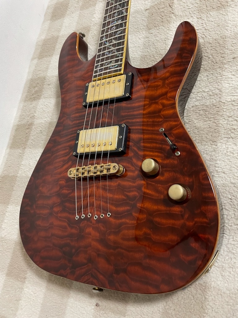 SCHECTER Diamond Series C-1 Classic 定価144,000円 豪華絢爛インレイ　_画像2