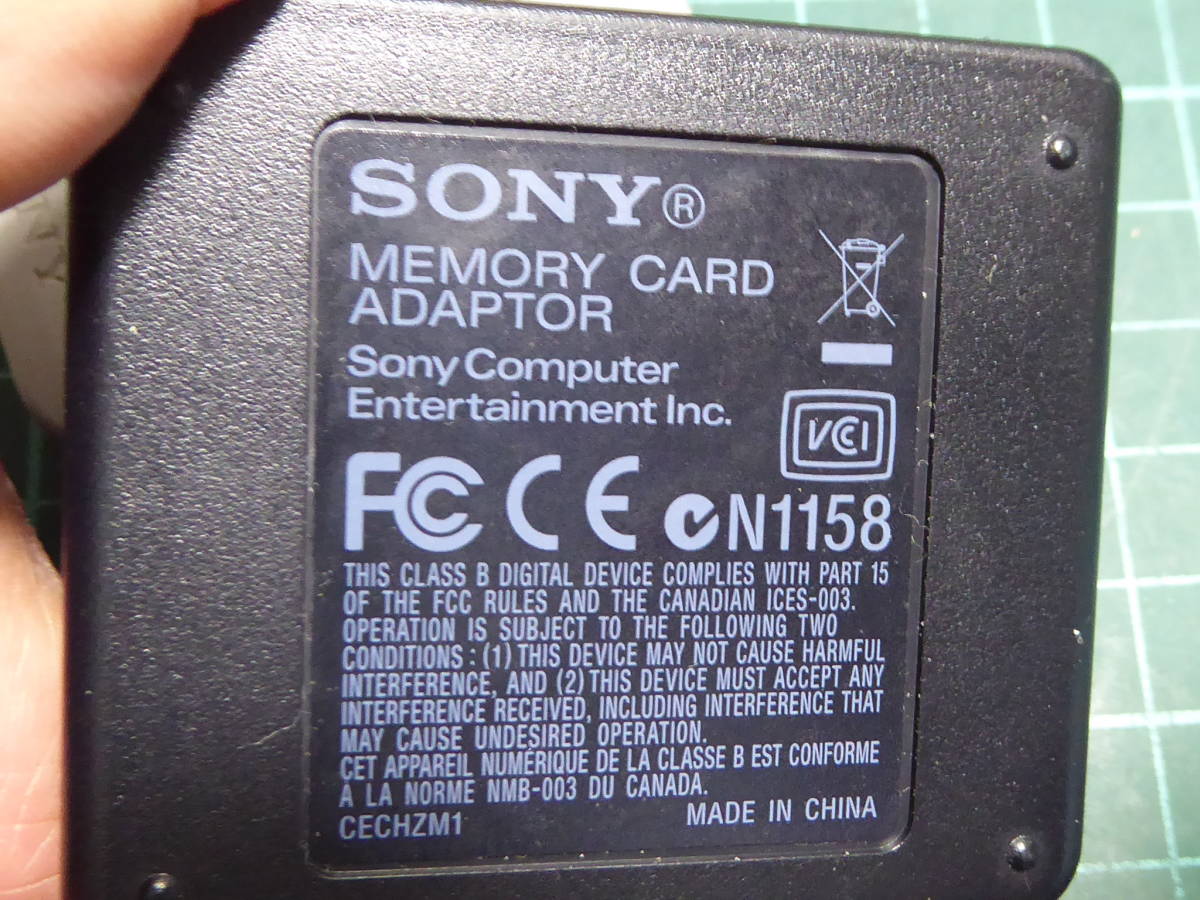 SONY ソニー 純正 CECHZM1 PS3 用 メモリーカード アダプター MEMORY CARD ADAPTOR メモリーカード付き SCPH-1020 211203201