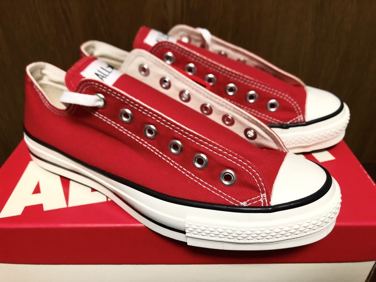 CANVAS ALL STAR J OX レッド