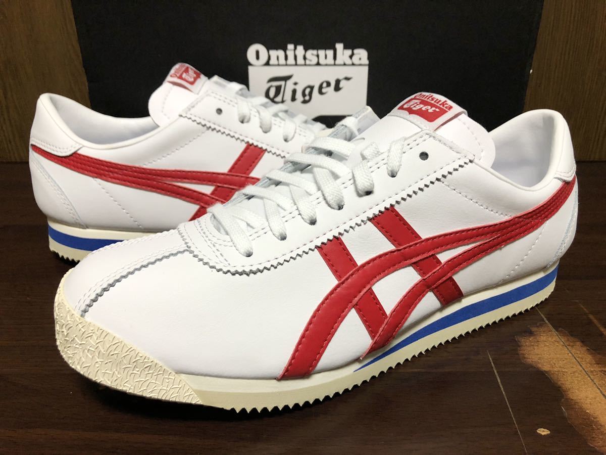 19年製 Onitsuka Tiger CORSAIR オニツカタイガー タイガー コルセア ASICS アシックス【D713L-0123】天然皮革 レザー LEATHER 25.5センチ