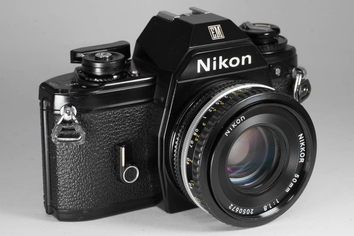 ☆極上品☆ Nikon ニコン EM リトルニコン & Ai-s 50mm F1.8 レンズ超