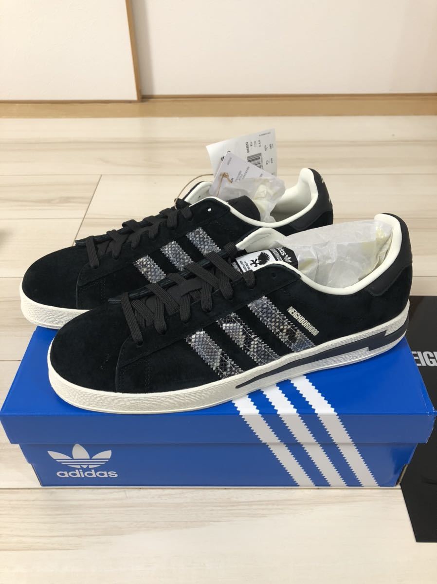 美品 27cm adidas ガゼル ネイバーフッド コラボ スニーカー