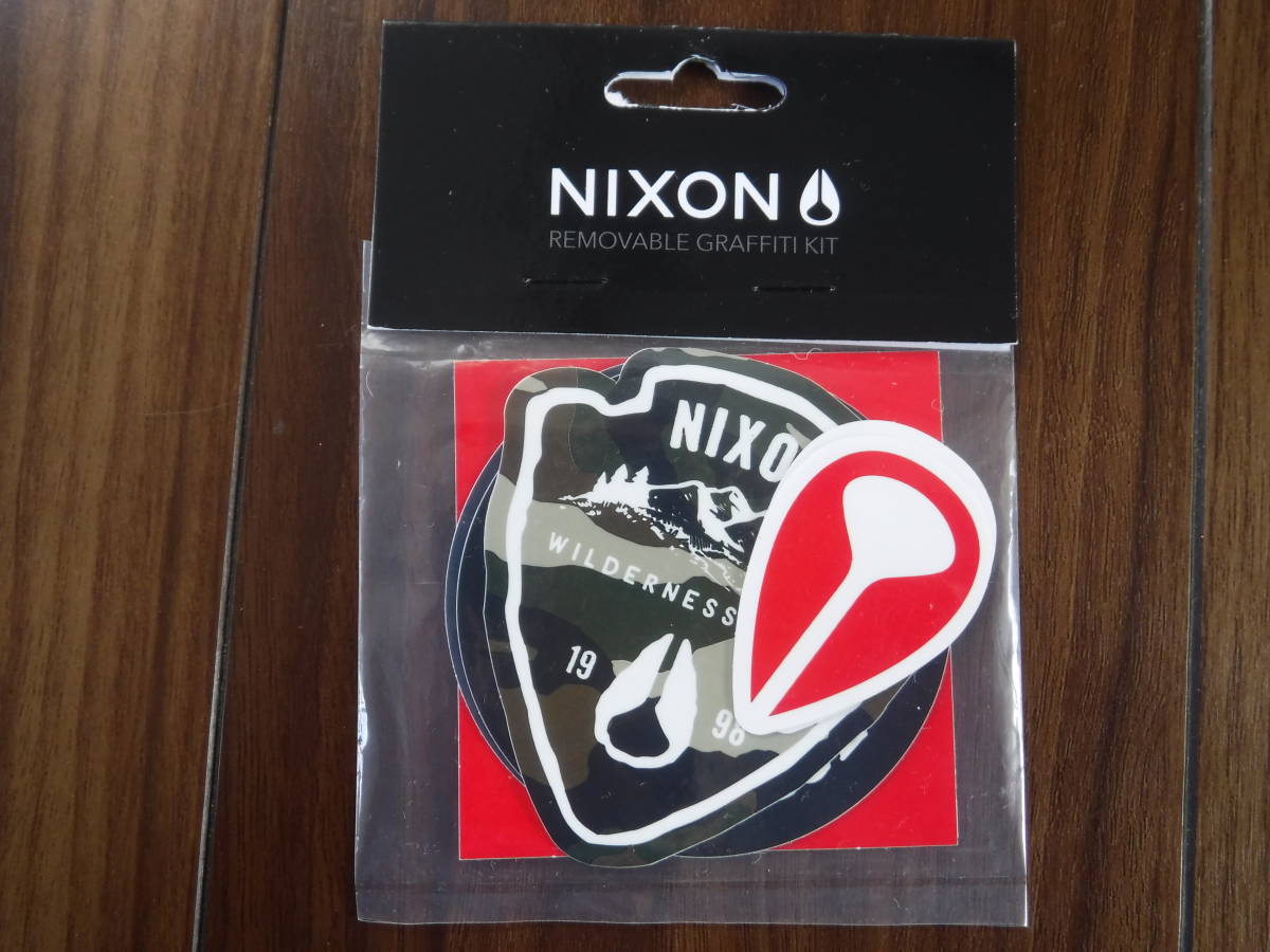 ◆ новый товар U.S. подлинный товар  ...【Nixon】 импорт   наклейка 6 шт.  комплект  ～Fall 19 ограниченный товар  ◆