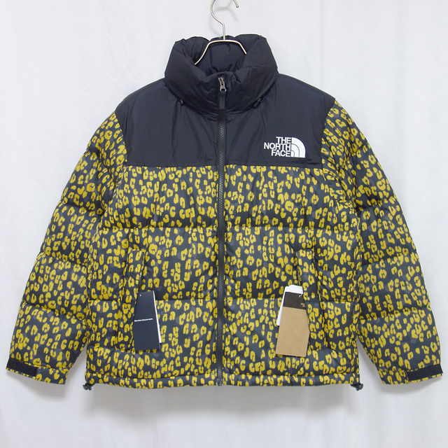 新品 THE NORTH FACE レオパード ヒョウ柄ダウン ヌプシ-