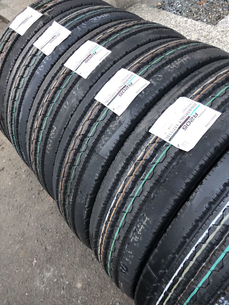 ○NEW 205/85R16 117/115L LTブリヂストン/DURAVIS R205 6本セット 19