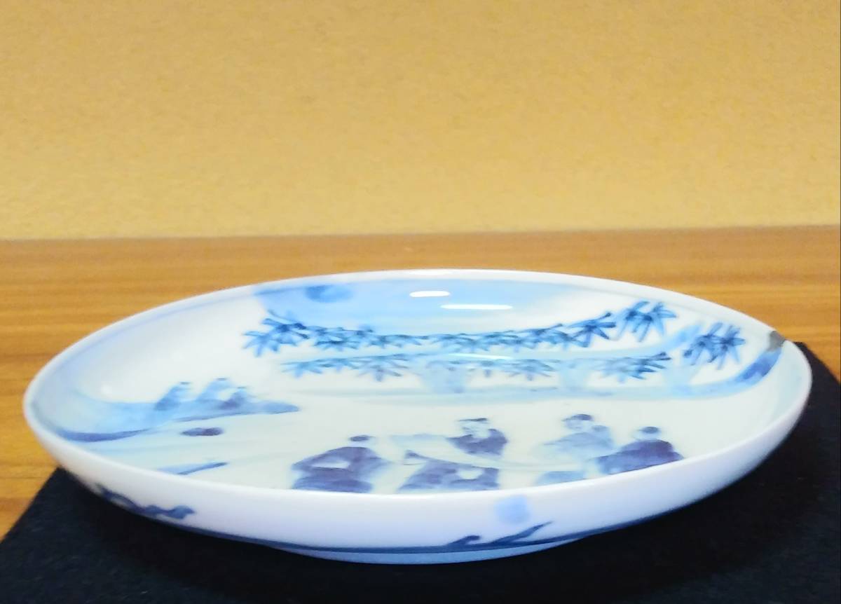 古伊万里染付竹林七賢人大皿 imgrc0096281098.jpg