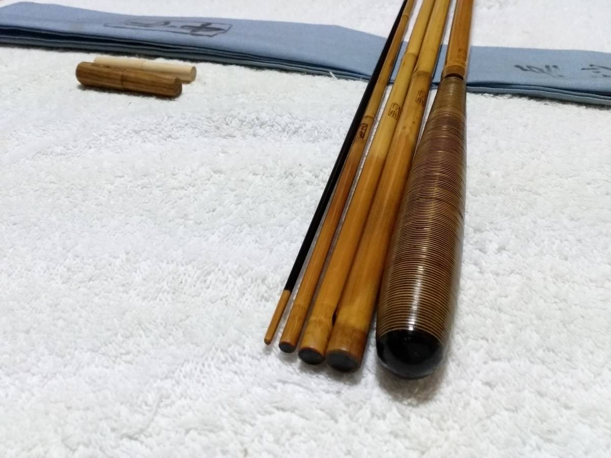 紀州竹竿 凡舟 真砂 口巻 15.2尺 美品ですが 紀州竹竿 凡舟 真砂 口巻 15.2尺 美品ですが