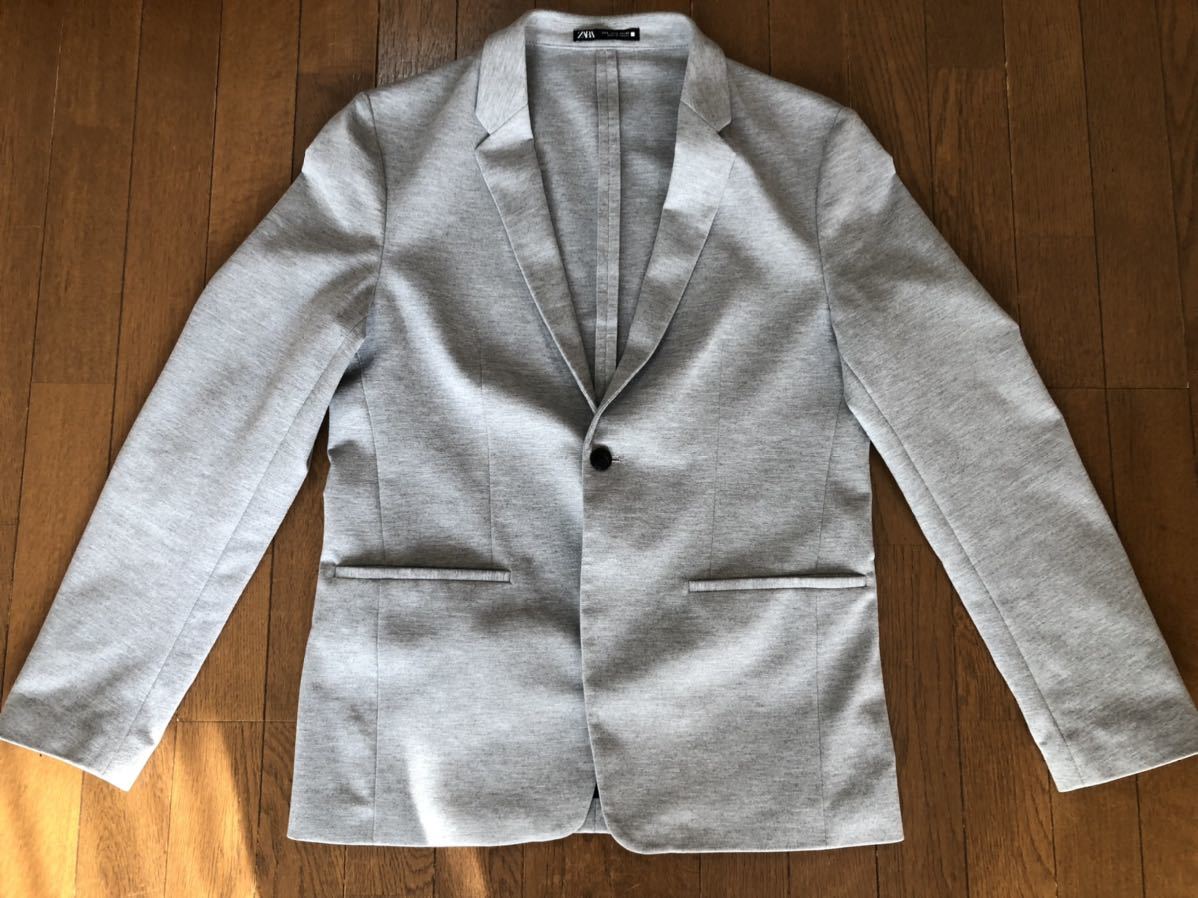 [OC]ZARA Comfort Jacket ザラ・マン・コンフォートフィット・ブレザー　Lサイズ　色：グレーマール