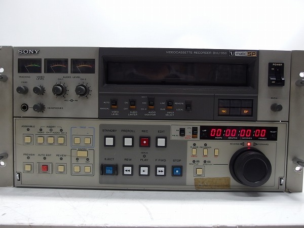 メーカー公式 ソニー U-MATICSP BVU-900中古ジャンク品の出品