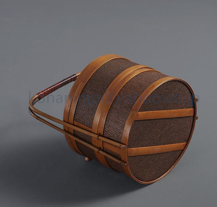 美品*竹編細工籠竹細工* 手作り*竹かごだけです提籃籠 美品*竹編細工籠竹細工* 手作り*竹かごだけです提籃籠
