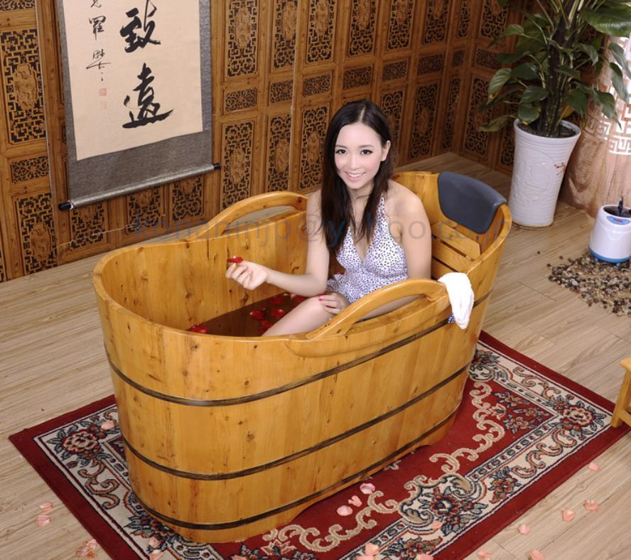 品質保証 最高級 厚い シャワーバケツ 木製 美容院 お風呂 成人 風呂 