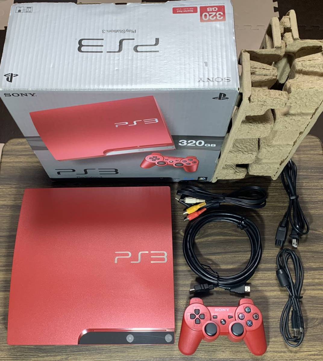 美品】PS3 本体 CECH-3000B スカーレットレッド - その他