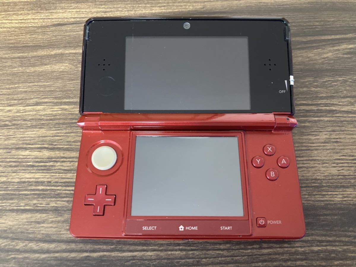 「ニンテンドー3DS フレアレッド」充電器付きセット