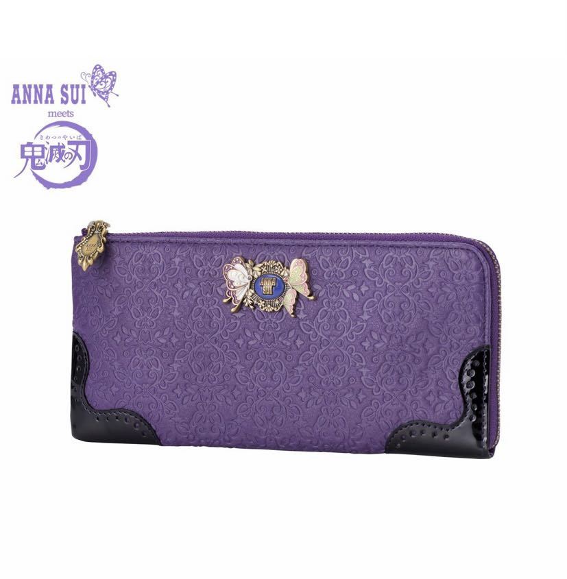  Anna Sui ... blade ×ANNA SUI long wallet . butterfly sisters new goods 