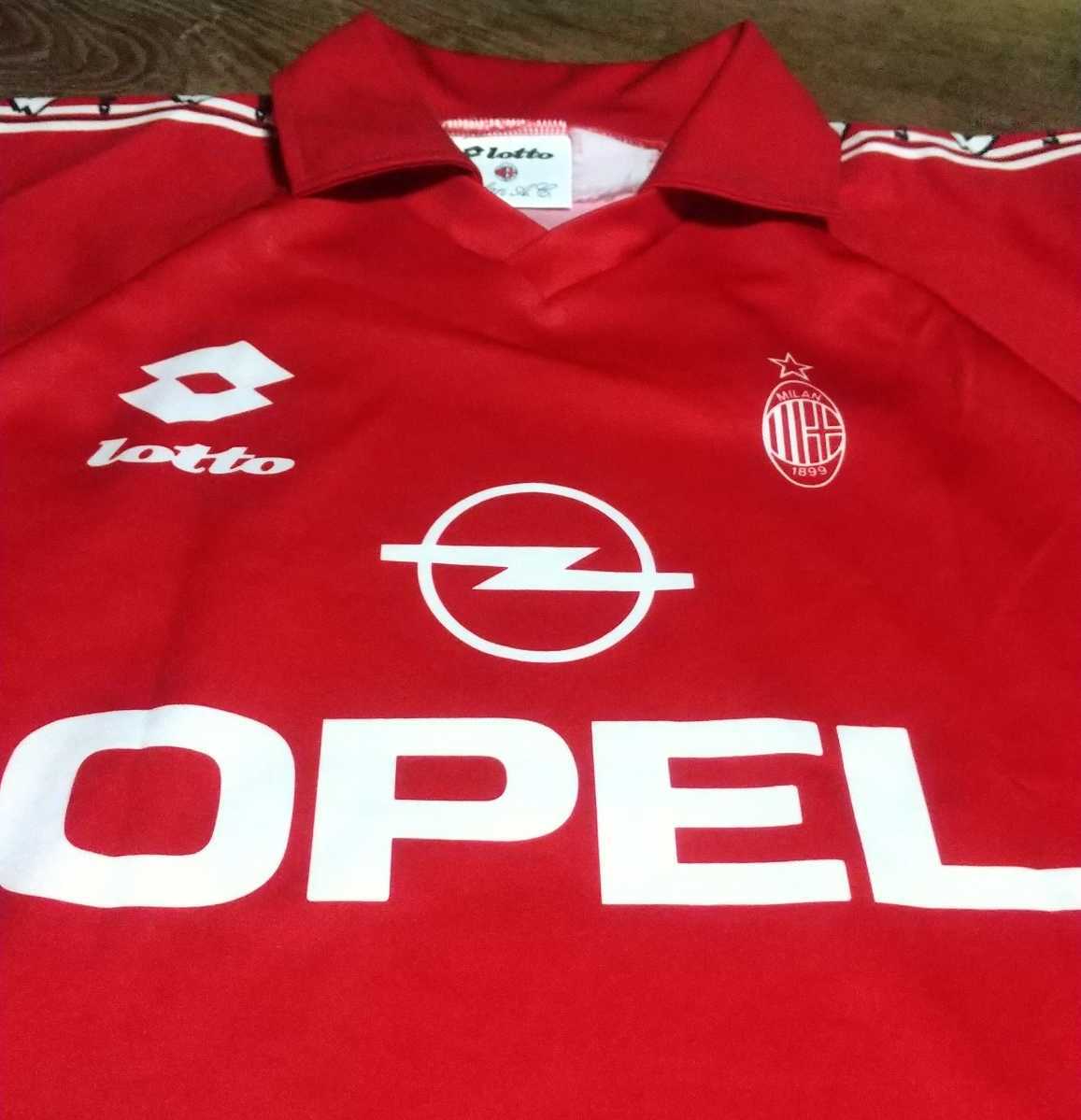 値下交渉 1994-95 ACミラン トレーニングシャツ Lotto MADE IN ITALY 検) 94 1995 ACM MILAN TRAINING L/S SHIRT MALDINI マルディーニ Y2K