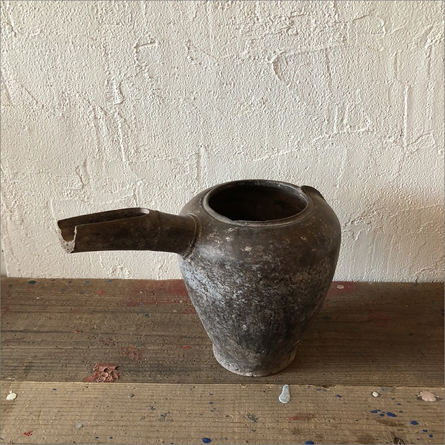 ペルシャ古陶器 紀元前600-1200年 嘴形注口容器 水差し】検