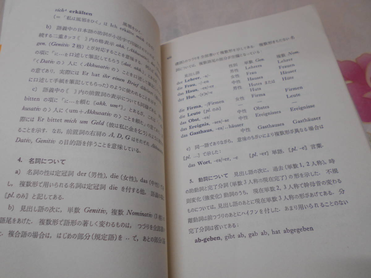 P★／ドイツ語基本単語2000 日本放送出版協会 ドイツ語 辞書 昭和49年_画像3