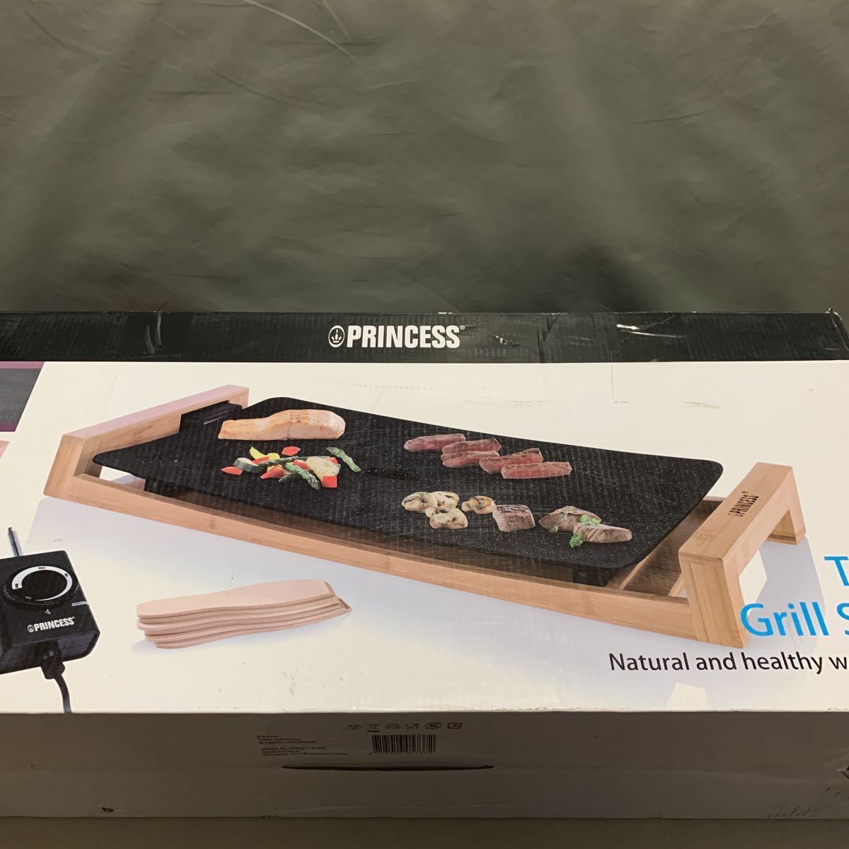 Princess ホットプレート テーブルグリルストーン Table Grill Stone ブラック 103031