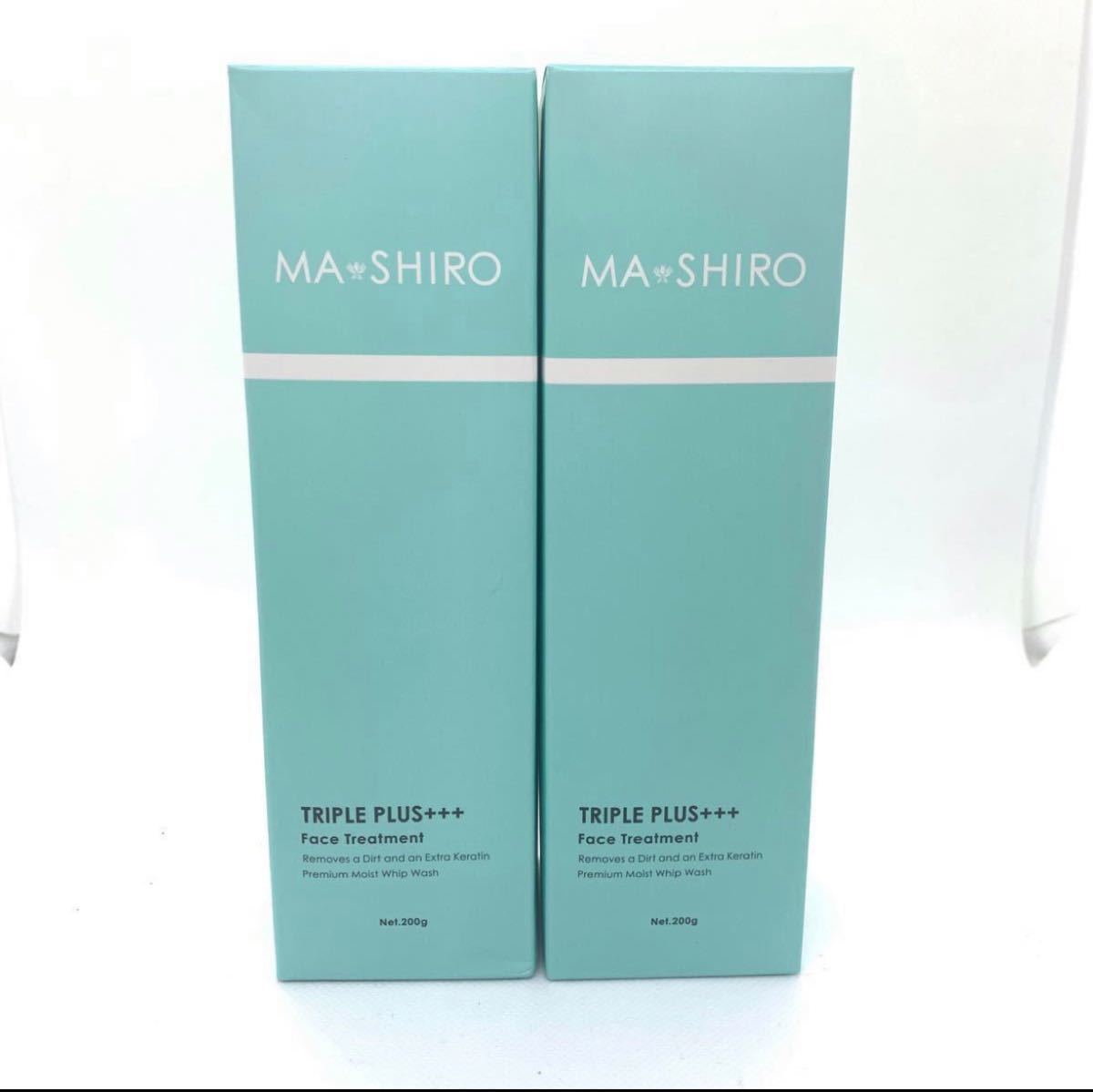 マシロプラス MA・SHIRO+++ フェイストリートメント200g 2本SET マシロプラス MA・SHIRO+++ フェイストリートメント200g 2本SET