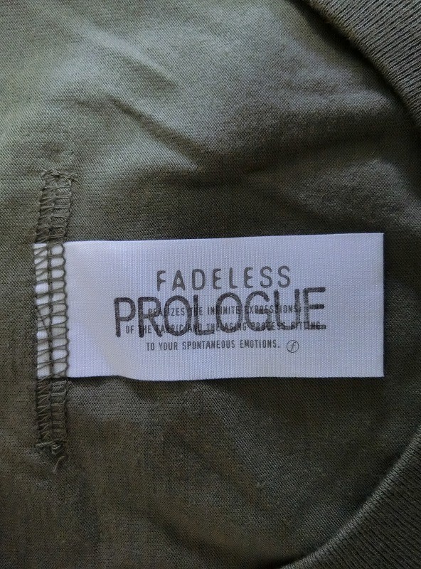 FADELESS PROLOGUE Tシャツ 40 モスグリーン #FAI-F122-CT004 フェイドレス_画像3