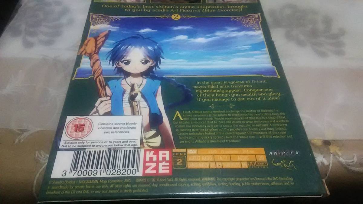海外版 マギ The Labyrinth Of Magic 第1期 コンプリート Dvd Box2 14 25話完 300分 大高忍 アニメ Dvd Import 輸入 北米 や行 売買されたオークション情報 Yahooの商品情報をアーカイブ公開 オークファン Aucfan Com