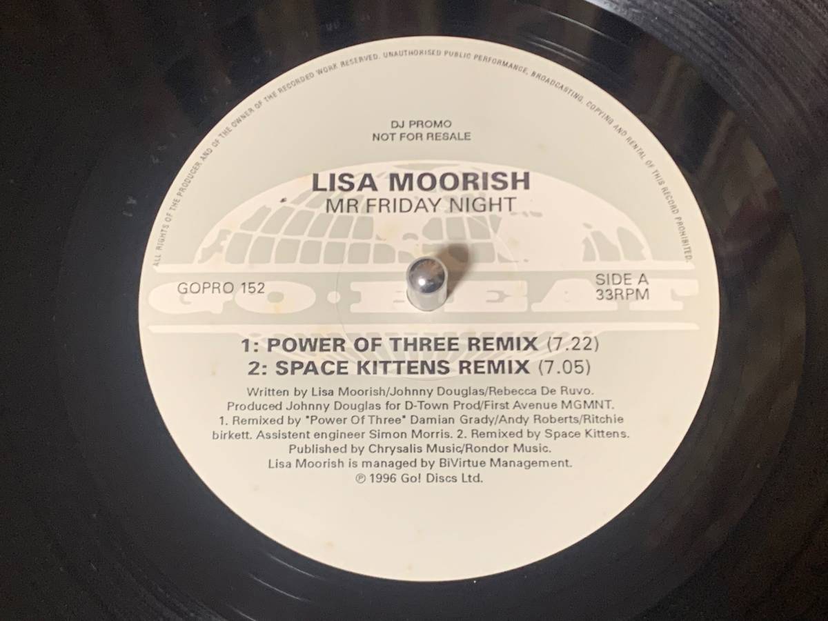 LISA MOORISH ♪MR. FRIDAY NIGHT UK オリジナル_画像1