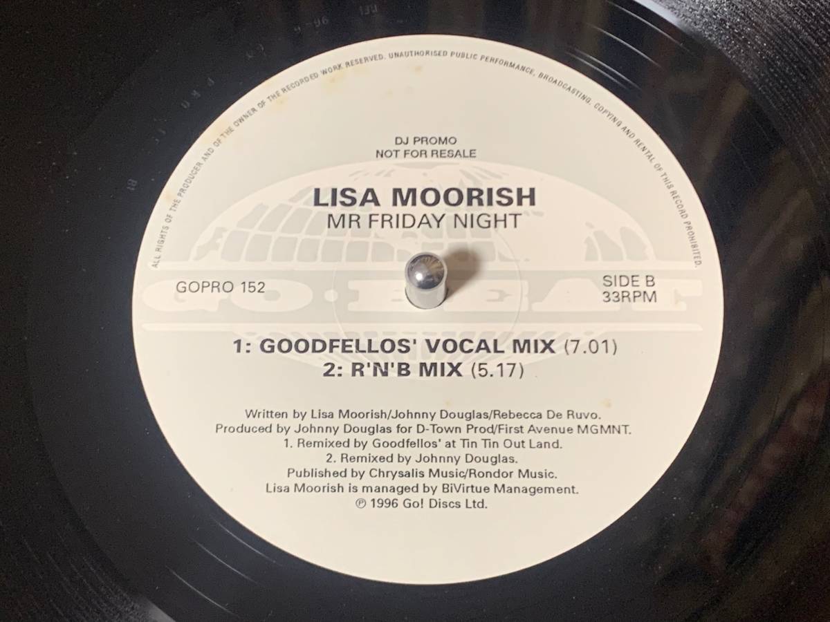 LISA MOORISH ♪MR. FRIDAY NIGHT UK オリジナル_画像2
