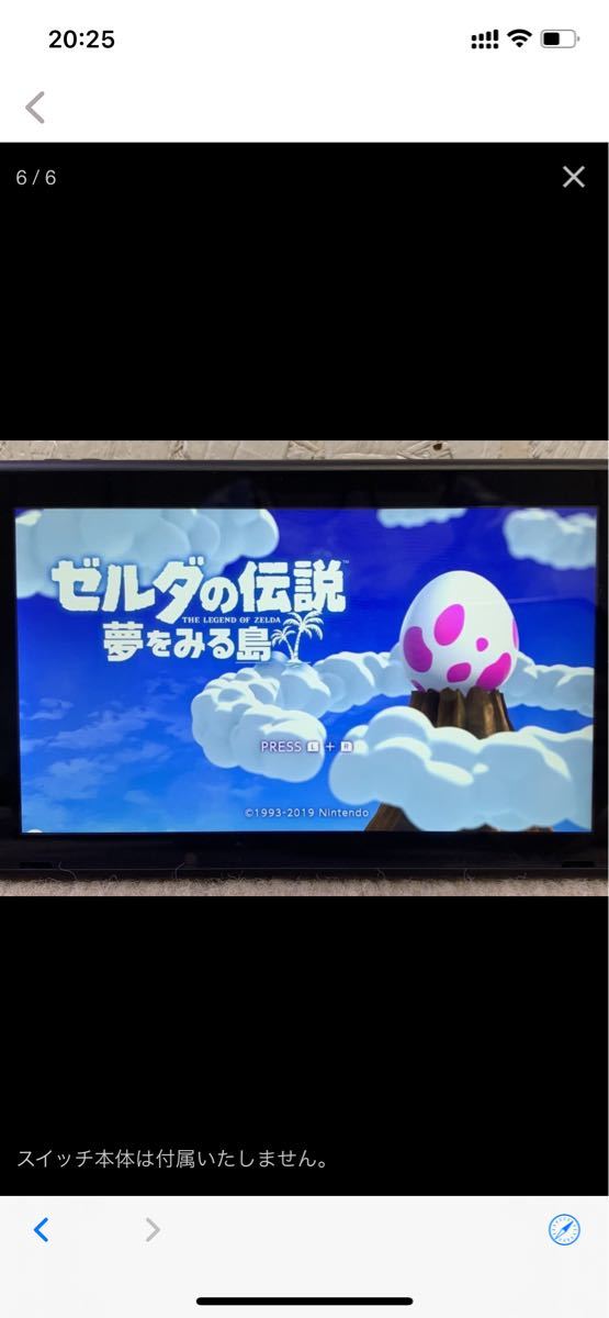 Nintendo Switchソフト ゼルダの伝説 夢をみる島 です【商品の状態】 動作確認済み ケース ※冊子は欠品しております