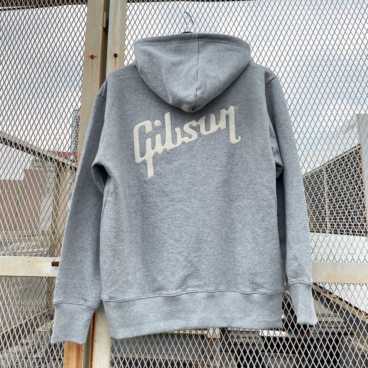 【受注生産品】B'z PARTY×Gibsonオリジナル ジップアップパーカー グレー Mサイズ / 松本孝弘/ギブソン