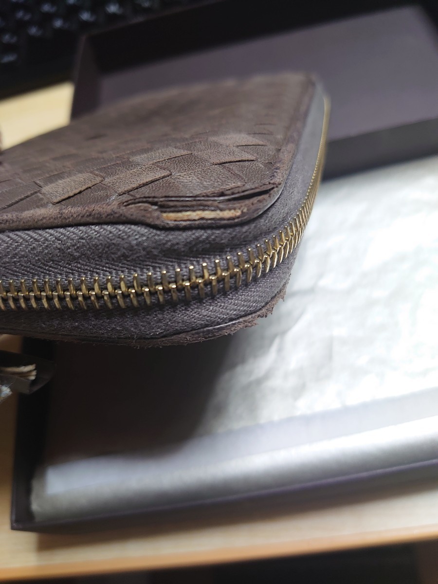ボッテガヴェネタ BOTTEGA VENETA ラウンドファスナー長財布 長財布