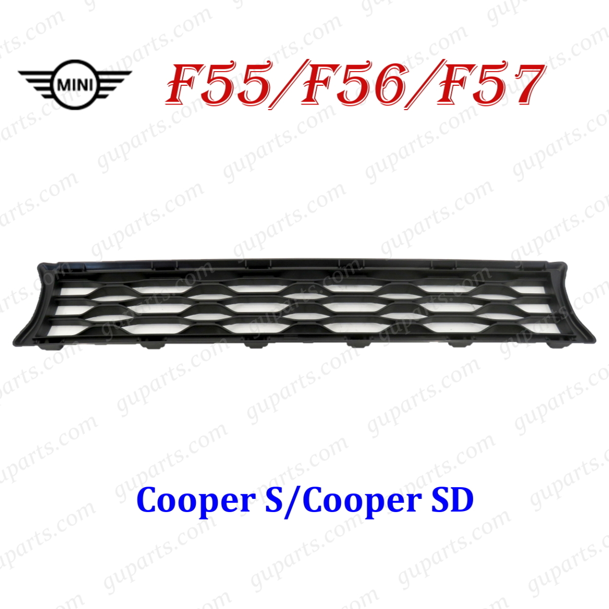 MINI F55 F56 F57 2014～ バンパー グリル 51117301564 51114824442 フロント ラジエーター ミニ クーパー cooper S SD XT XU XM XN BMW_画像1