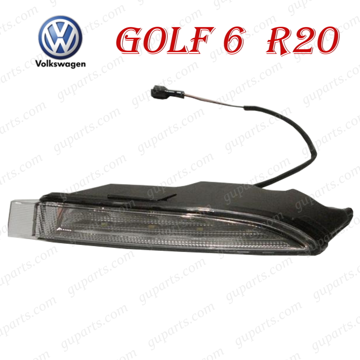  Volkswagen Golf 6 R20 1K 1KCDLF 2009~2013 left LED foglamp daylight 5K0941055A 5K0941055B 5K0 941 055 A 5K0 941 055 B