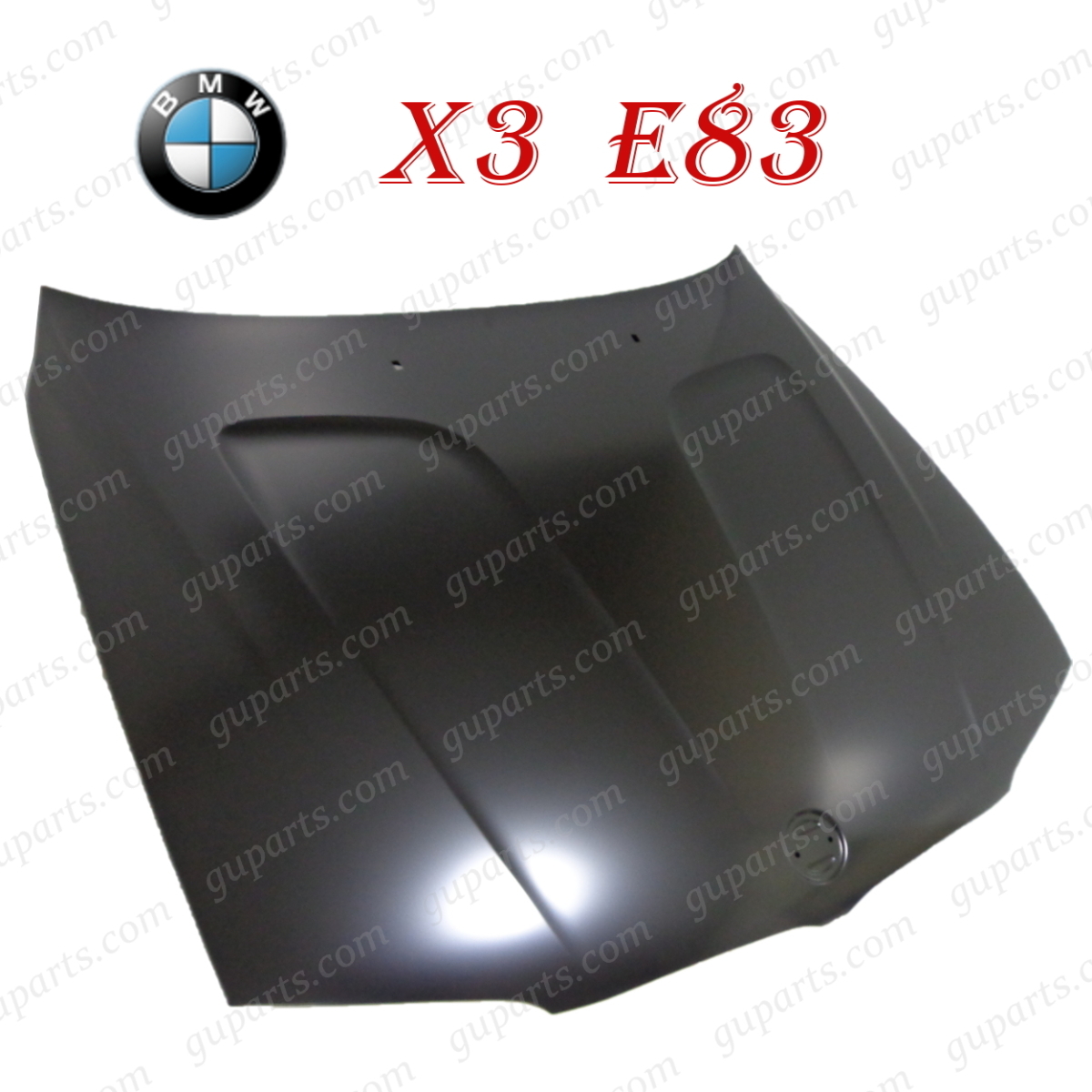 BMW X3 シリーズ 人気新品 E83 2004～2011 91%OFF 2.5i 3.0i 2.5si 3.0si 41003449411 フード 41613404956 ボンネット xDrive 30i フロント 25i