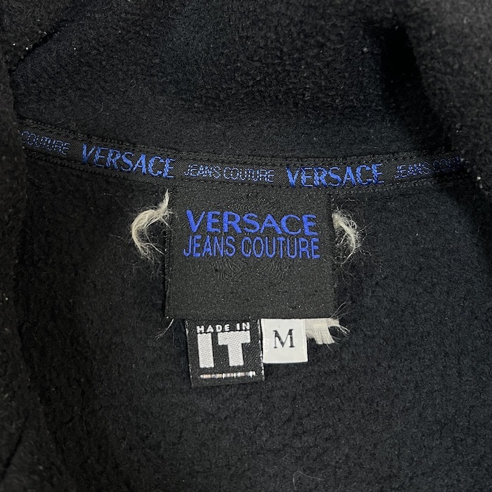 [ free shipping ] rare 90s-00s Italy made VERSACE JEANS COUTURE fleece vintage old clothes 